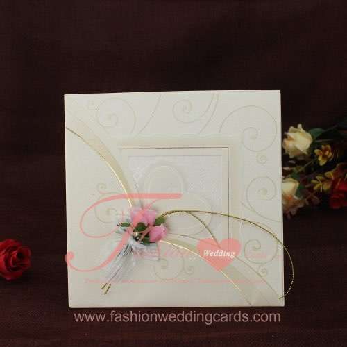 Western Style Wedding Invitations Pocket